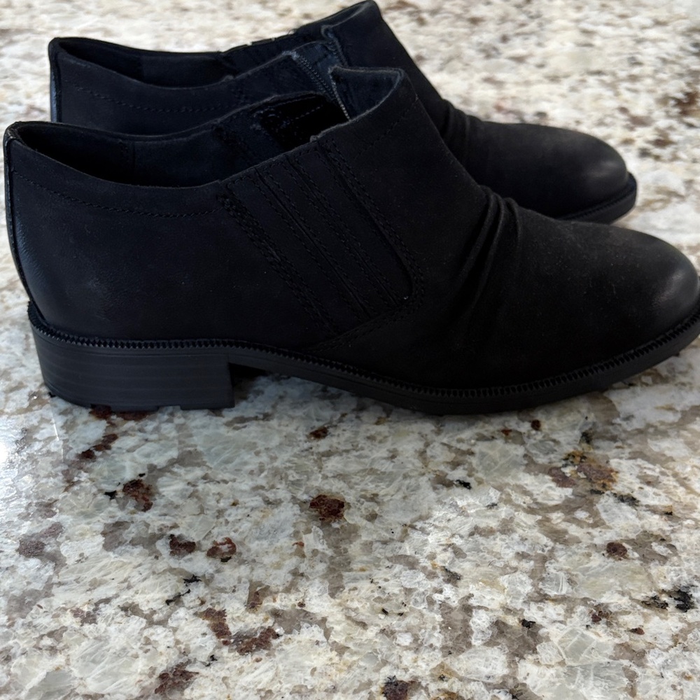 Clark’s Black Booties